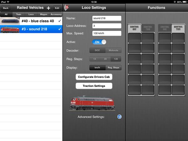 Railed Vehicle Functions